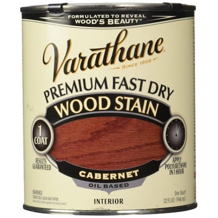 Hd Deco 1 Quart Cabernet Fast Dry Wood Stain HD3536884